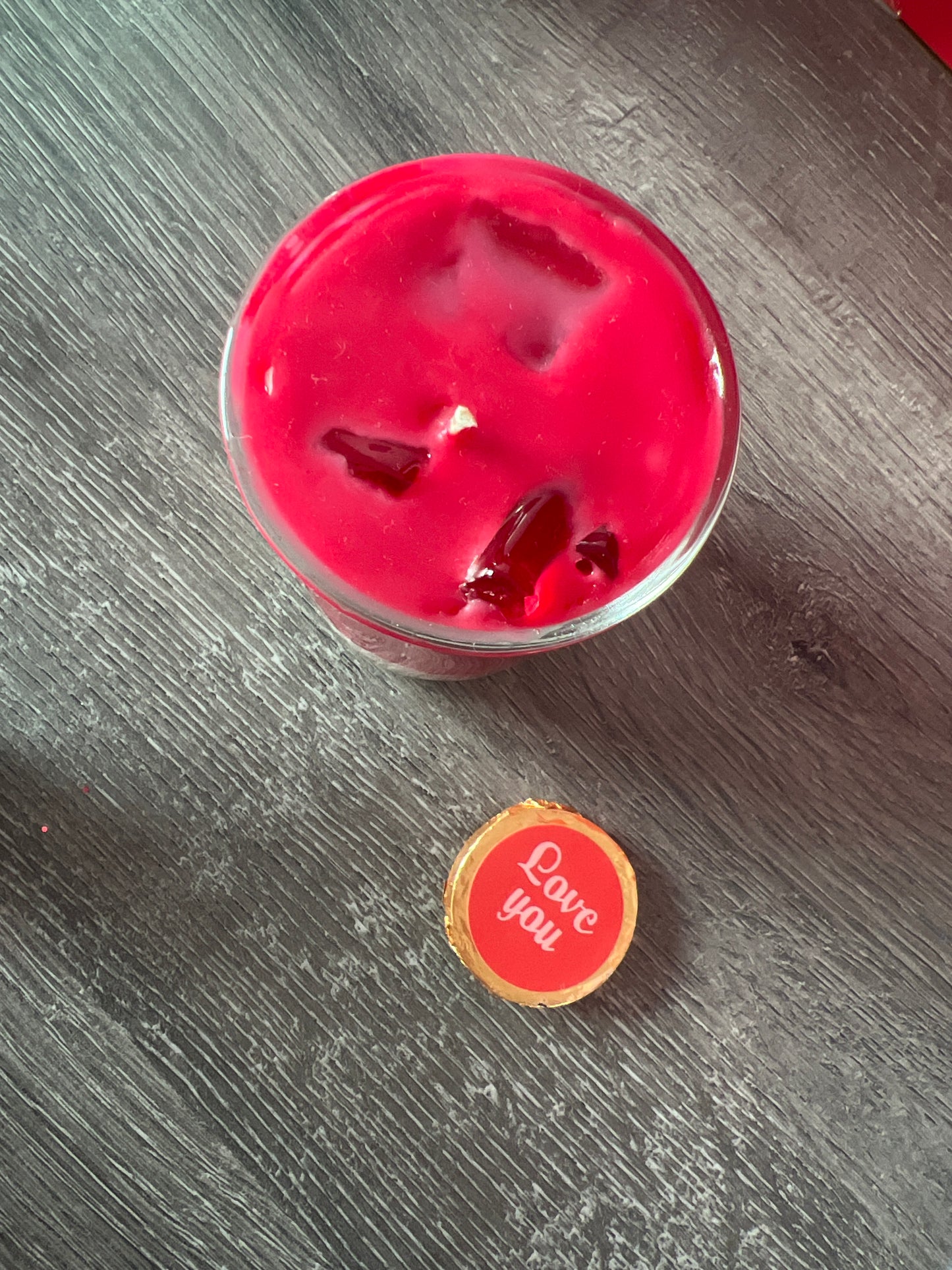 Raspberry Iced Latte Candle