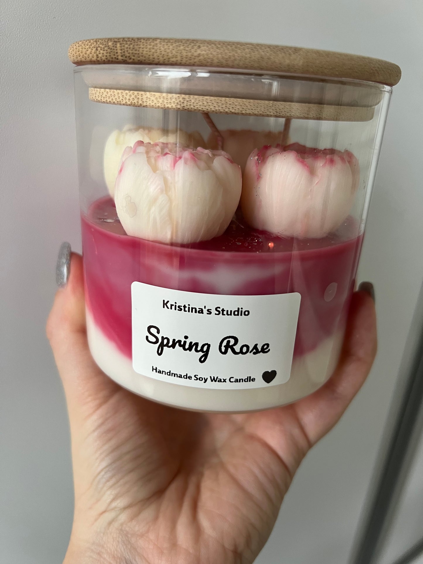 Lumânare Spring Rose