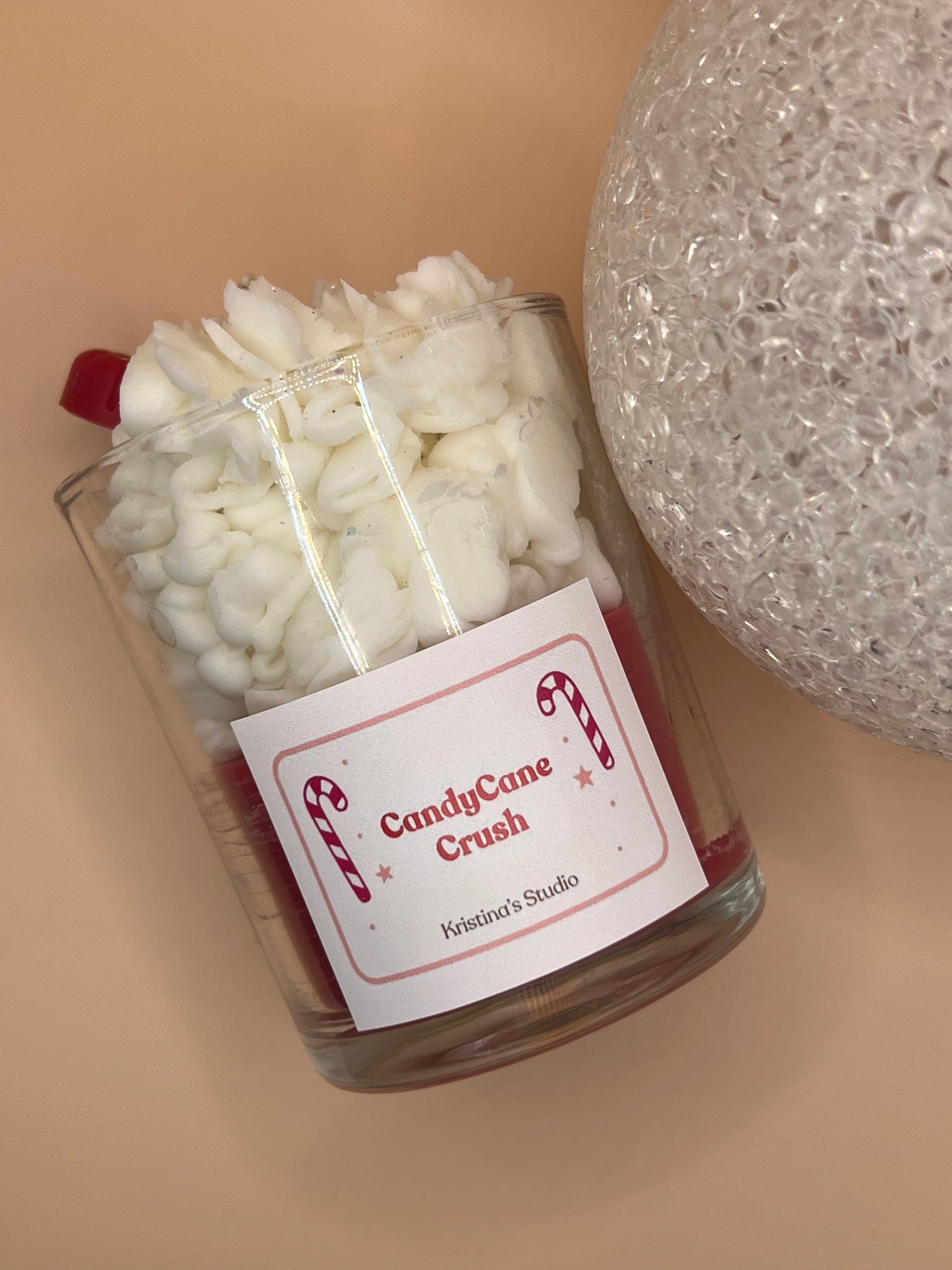 Candy Cane Crush gyertya