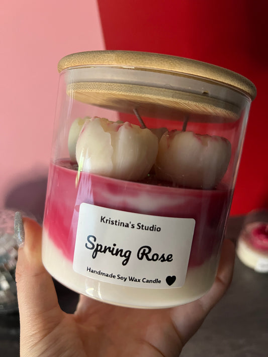 Lumânare Spring Rose