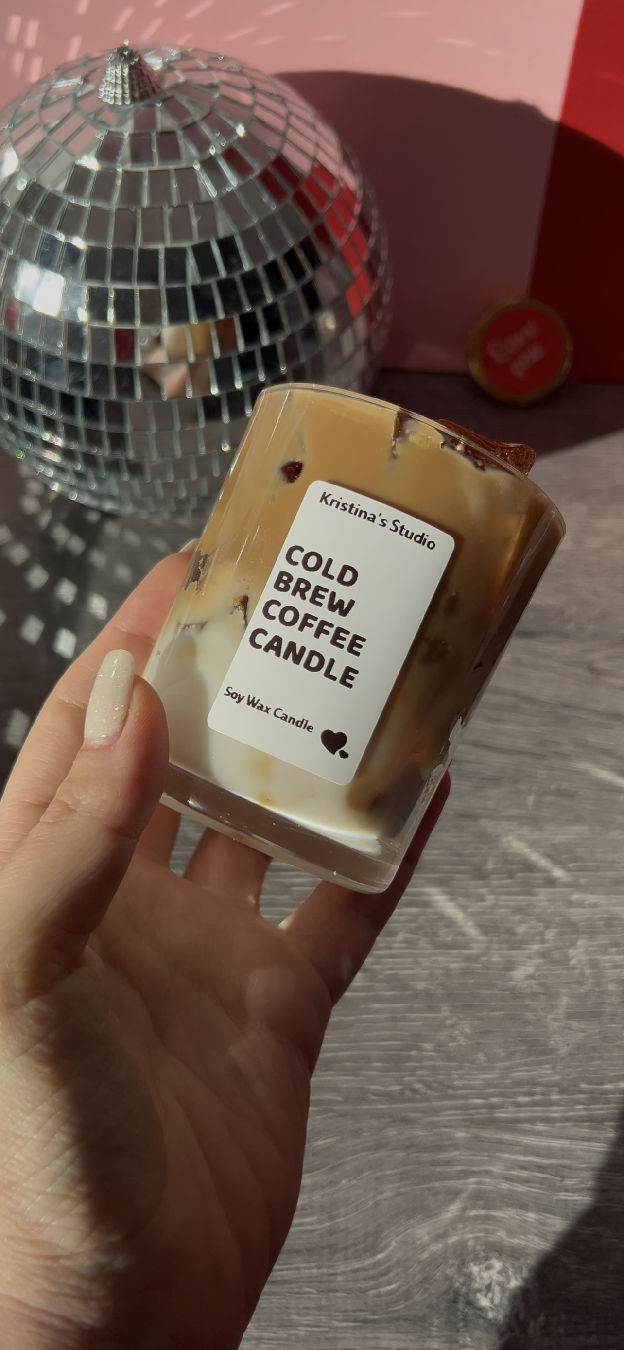 Cold Brew Latte Candle