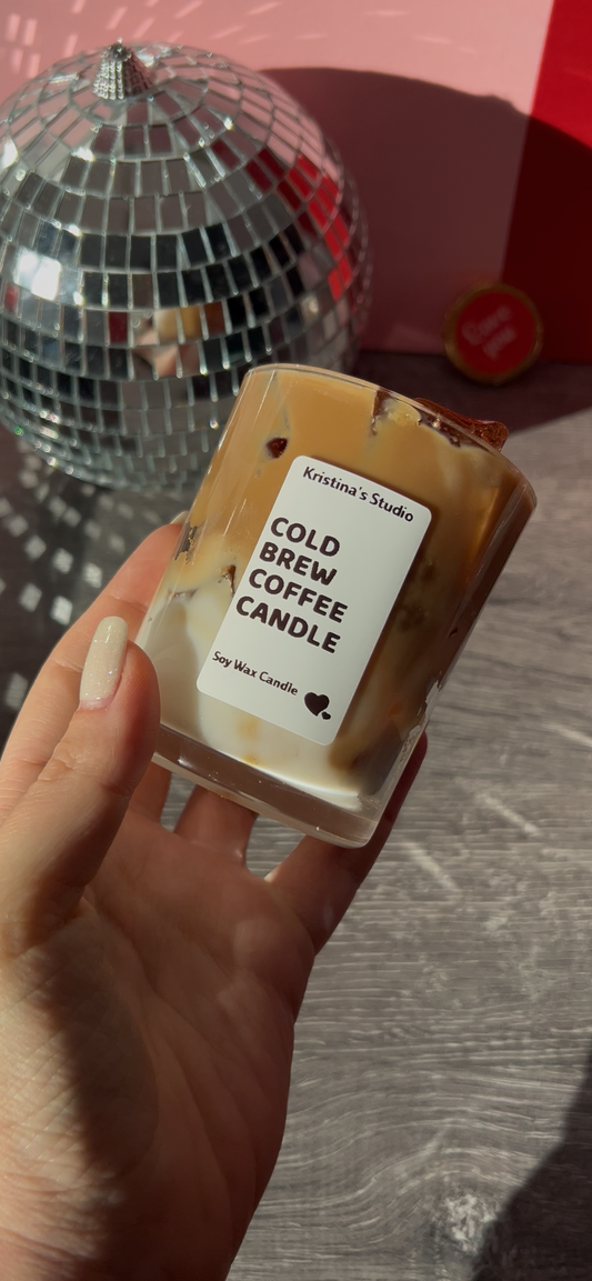 Cold Brew Latte Candle